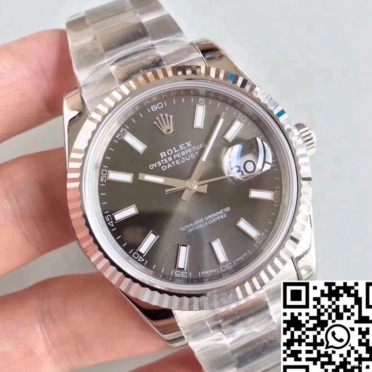 Rolex M126334-0014 II EW Dial Grey Datejust Factory 0128